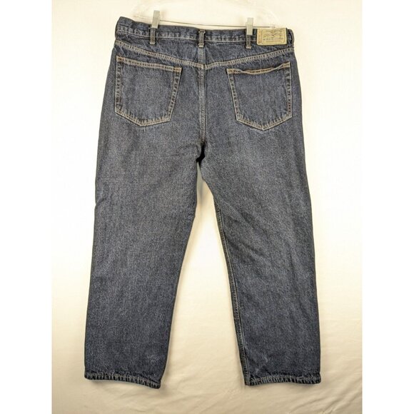 RED HEAD Jeans Men's 40x30 Blue Fleece Lined 100% Cotton BP9016 Medium Wash - Picture 2 of 10